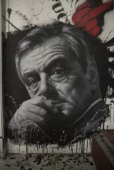 Portrait of presidential candidate François Fillon — Courtesy: Thierry Ehrmann via Flickr