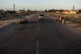 La strada che porta verso Rafah. 
